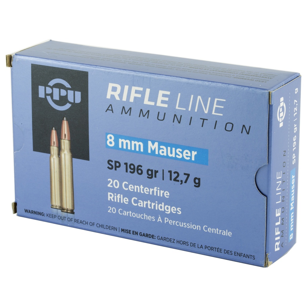 Prvi Partizan PPU 8MM MAUSER SP 196GR 20/200 1