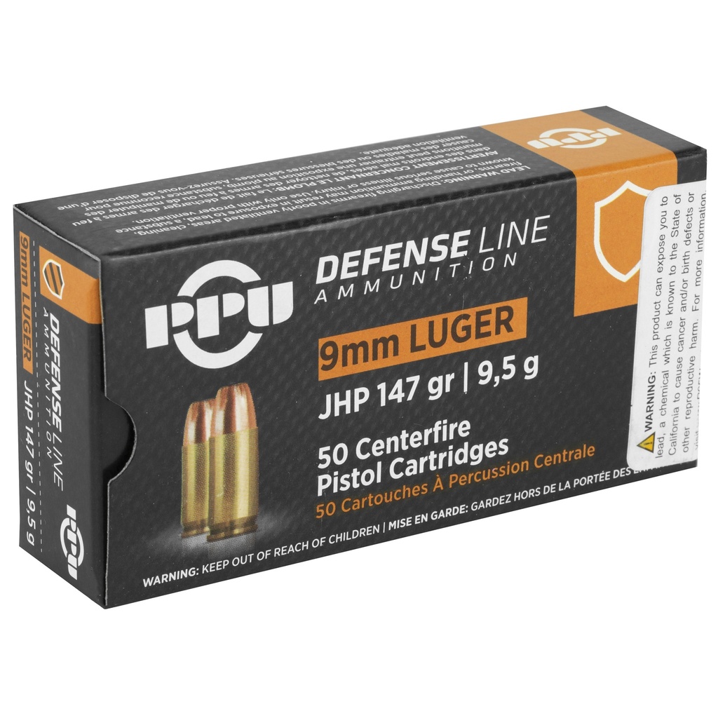 Prvi Partizan PPU 9MM JHP 147GR 50/1000 1
