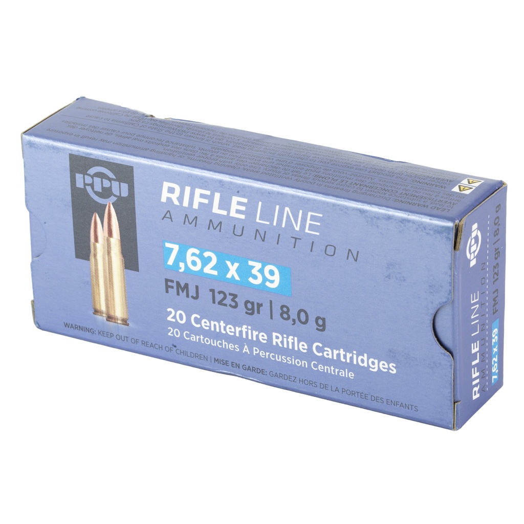 Prvi Partizan PPU 7.62X39 FMJ 123GR 20/1000 2