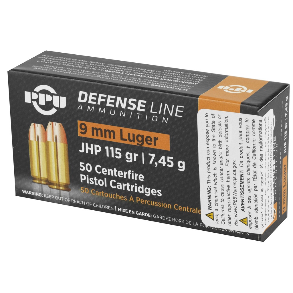 Prvi Partizan PPU 9MM JHP 115GR 50/1000 2