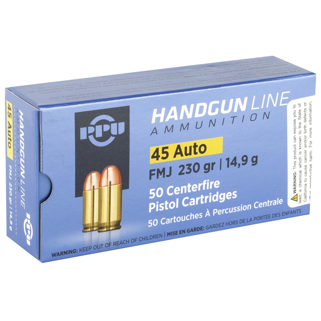 Prvi Partizan PPU 45ACP FMJ 230GR 50/500 1