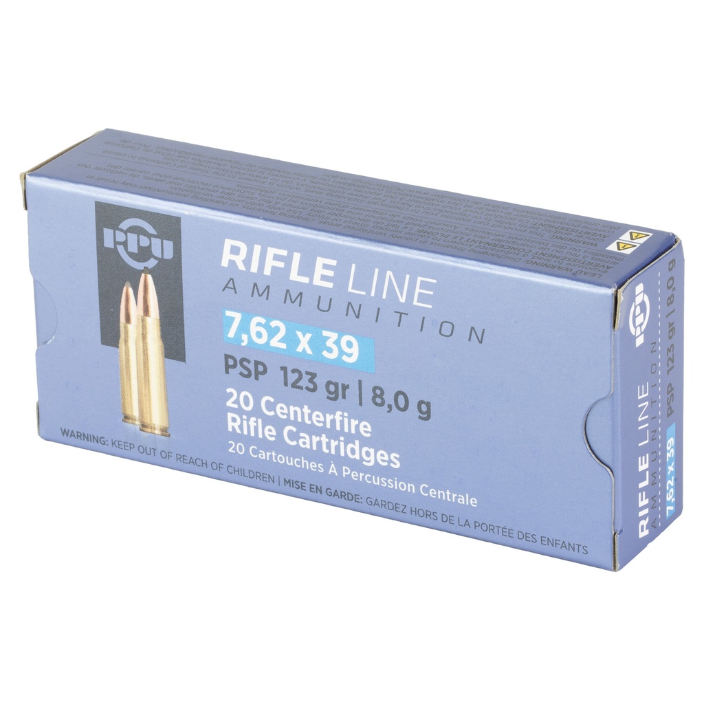 Prvi Partizan PPU 7.62X39 POINTED SP 123GR 20/1000 2