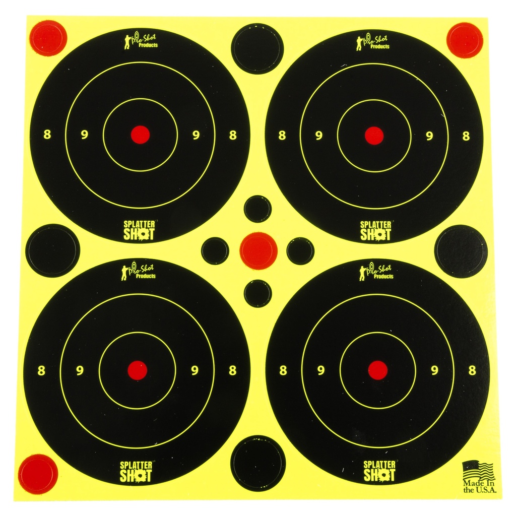 PRO-SHOT 3" GREEN BULLSEYE 48 PK 1