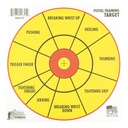 Pro-Shot Products PROSHOT 12" BULLSEYE PISTOL TRNG 6PK 1