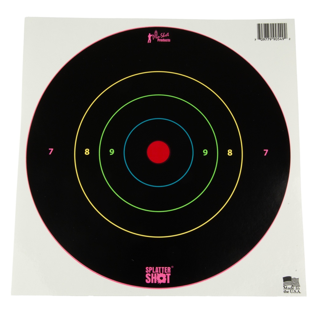 Pro-Shot Products PROSHOT 8" MULTI CLR BULLSEYE 6PK 1