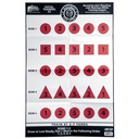 Pro-Shot Products PROSHOT MXM WHITE PISTOL TRNG 6PK 2