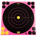PRO-SHOT 8" PINK BULLSEYE 6PK 1