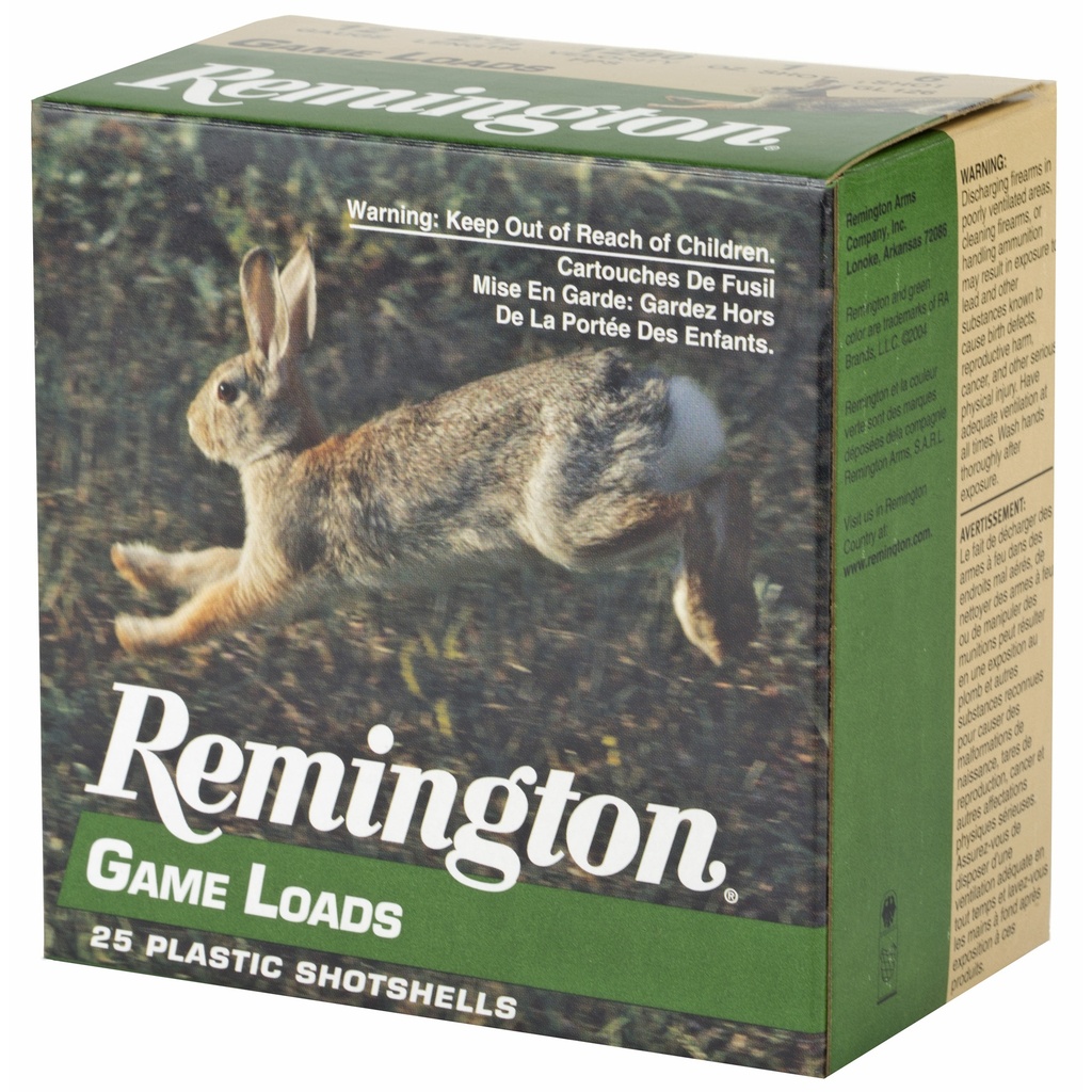 Remington REM GAM LOAD 12GA 2 3/4" #6 25/250 2