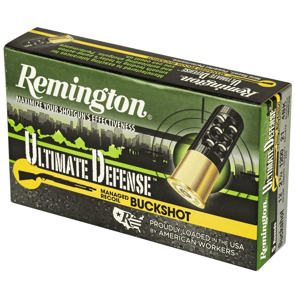 Remington REM ULT DEF 12GA 2.75" 4 BUCK 5/100 2