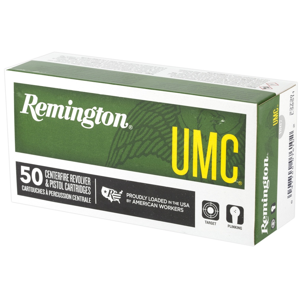 Remington REM UMC 38SPL 130GR FMJ 50/500 2