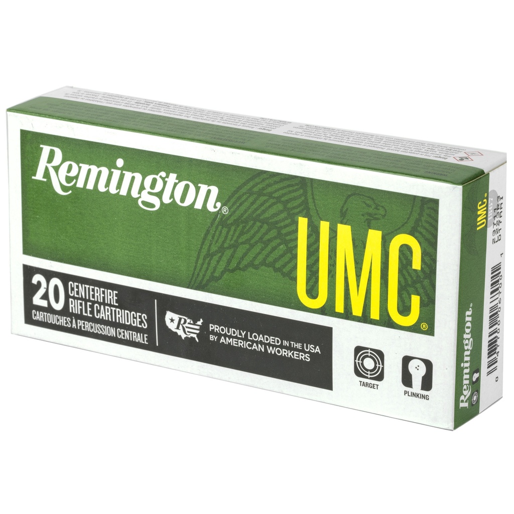 Remington REM UMC 223REM 55GR FMJ 20/200 2