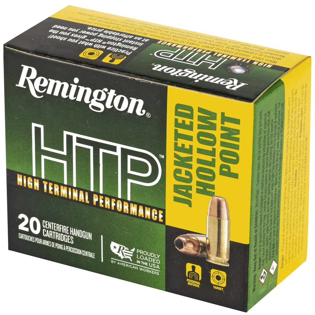 Remington REM HTP 40SW 180GR JHP 20/500 2
