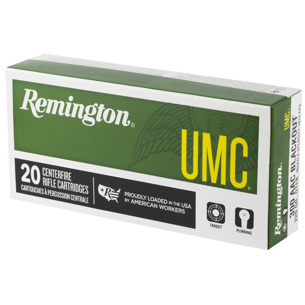 Remington REM UMC 300BLK 220GR OTFB 20/200 2