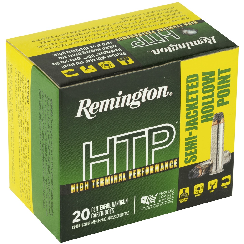 Remington REM HTP 357MAG 158GR SJHP 20/500 1