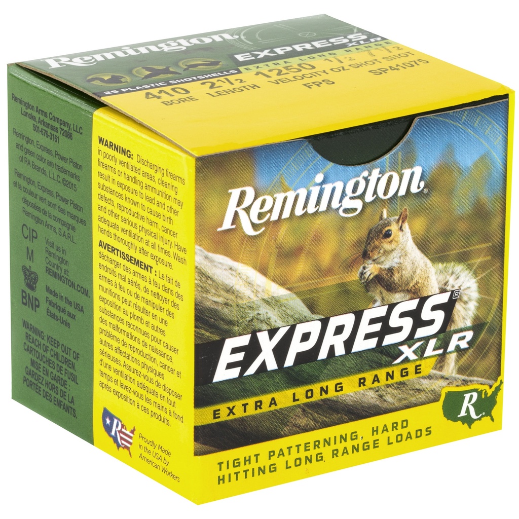 Remington REM EXP LR 410 2.5" # 7.5  25/250 1