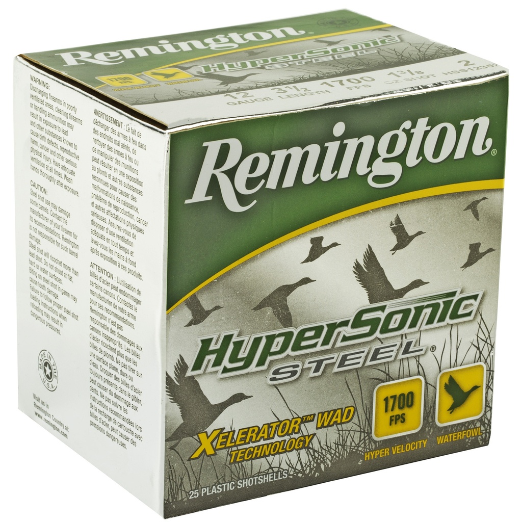 Remington REM HYPSNC STL 12GA 3.5" #2 25/250 1