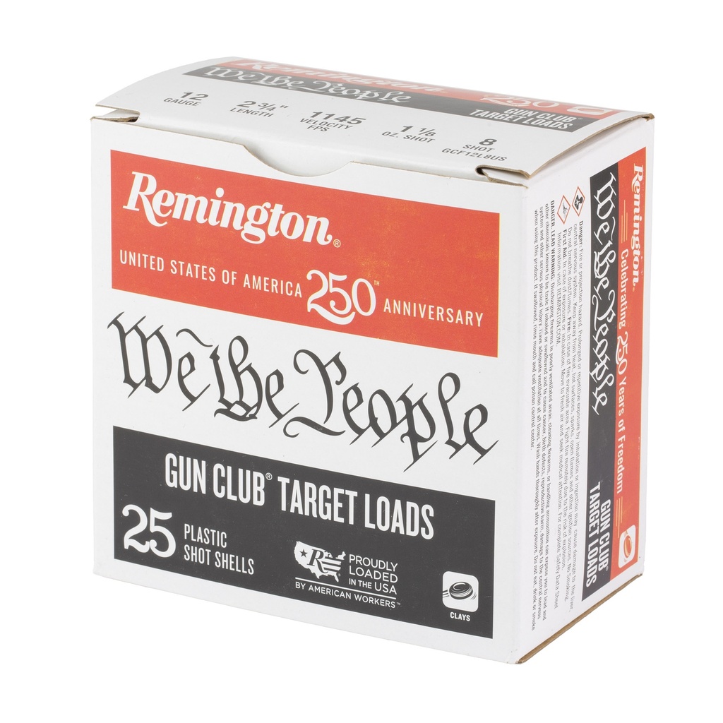 Remington REM WTPPL GNCB 12GA 2.75" 1 1/8OZ #8 2