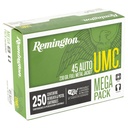 Remington REM UMC MP 45ACP 230GR FMJ 250/1000 1