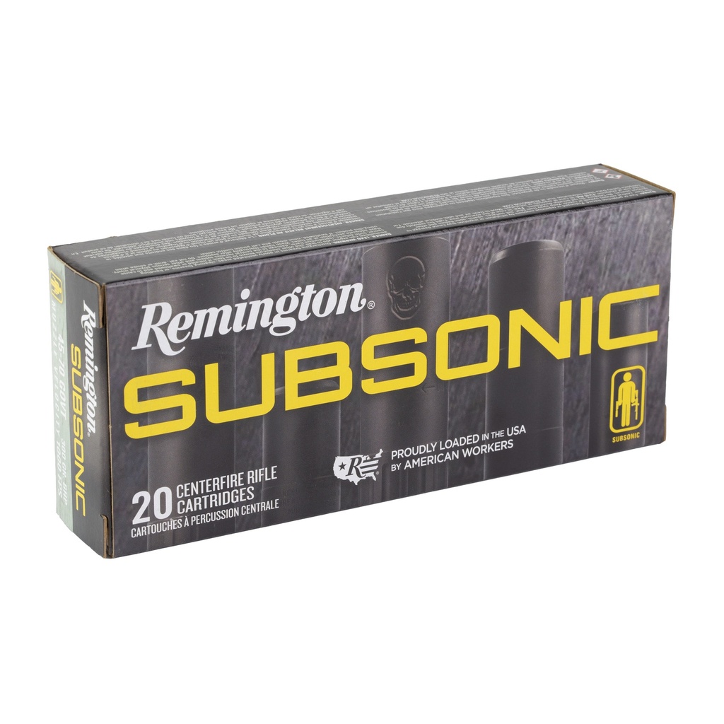 Remington REM 45-70GOV SUBSONIC 300GR BHP 1