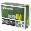 Remington REM UMC MP 9MM 115GR FMJ 250/1000 2