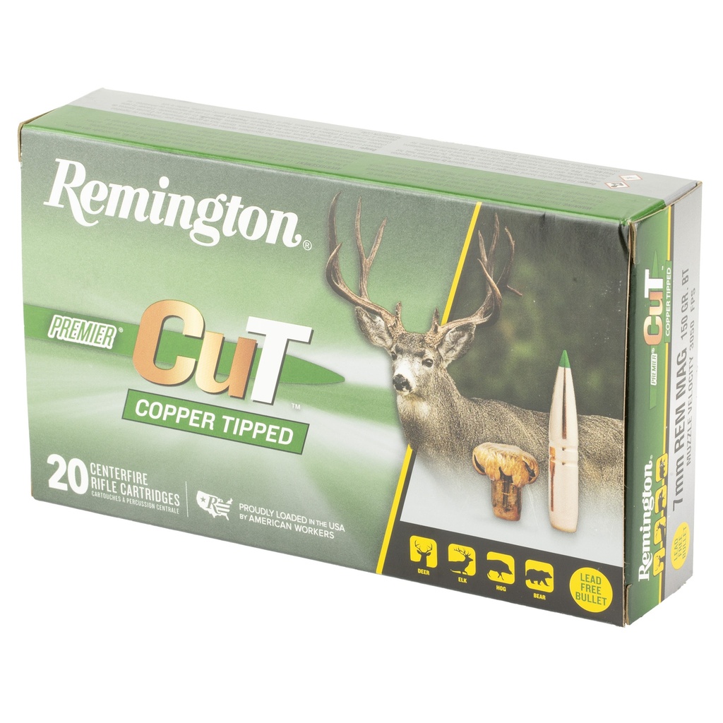 REM PRMRCUT 7MM REM MAG 150GR 20/200 2