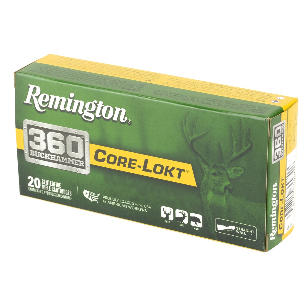 Remington REM 360 BCKHMR 180GR CL SP 20/200 2