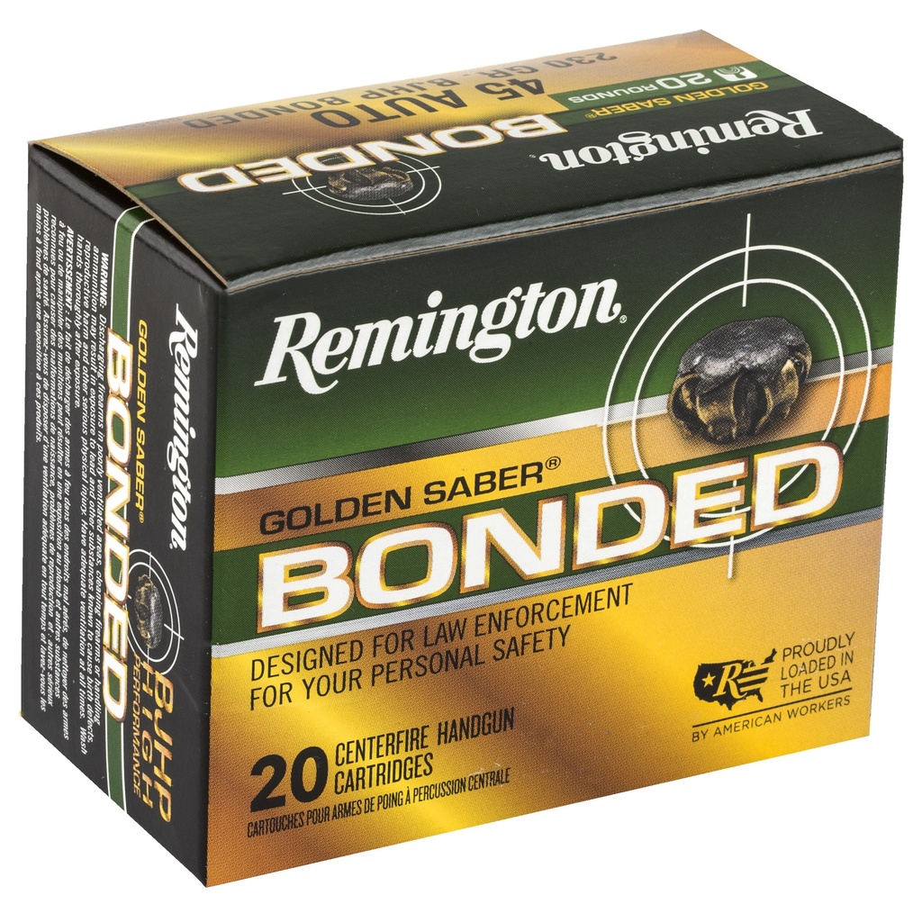 Remington REM GOLDEN SBR 45ACP 230GR 20/500 1