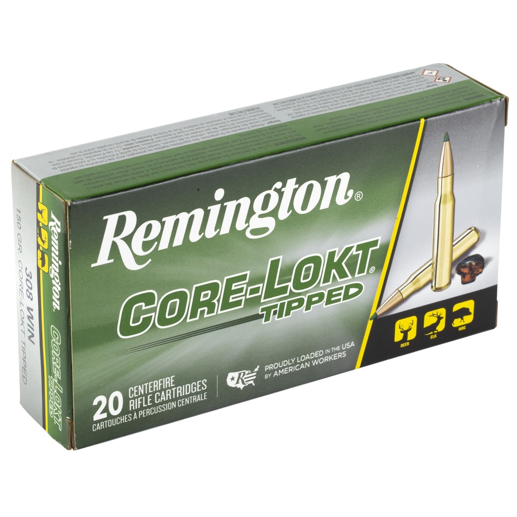 Remington REM 308 WIN 150GR CLOK TIPPED 20/200 1
