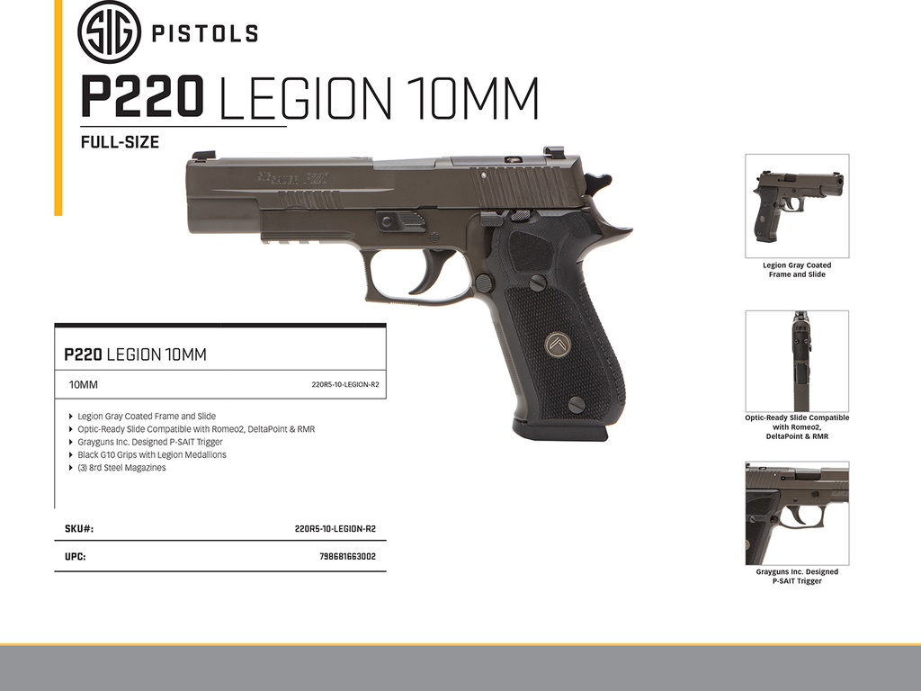 SIG SAUER P220 Legion 2