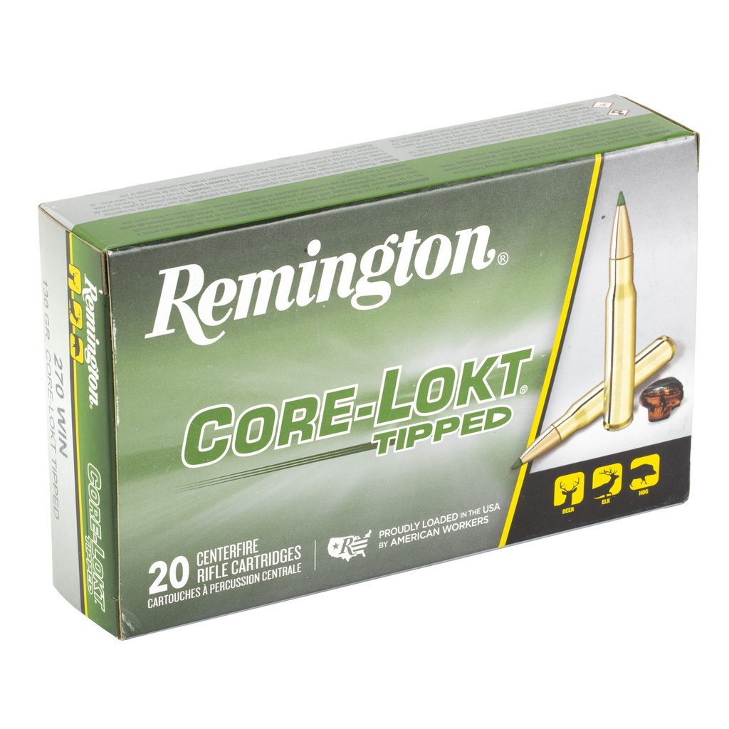 Remington REM 270 WIN 130GR CLOK TIPPED 20/200 1
