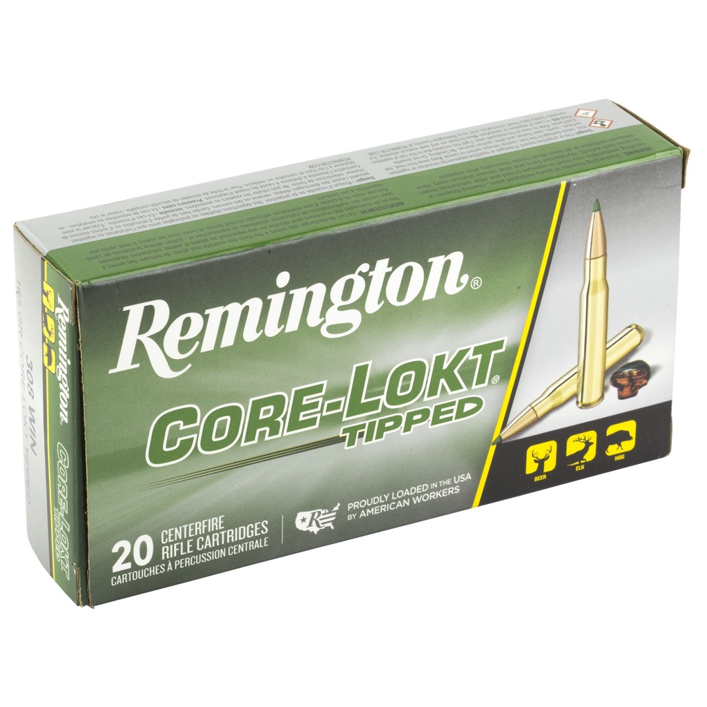 Remington REM 308 WIN 165GR CLOK TIPPED 20/200 1