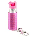 SABRE JEWELED SPRAY W/KEY RING PINK 1