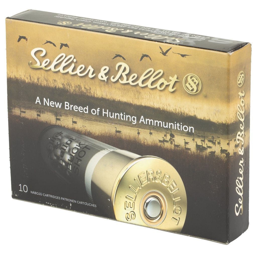 Sellier & Bellot S&B 12GA 2.75 1.25OZ 00 12PEL 10/250 2