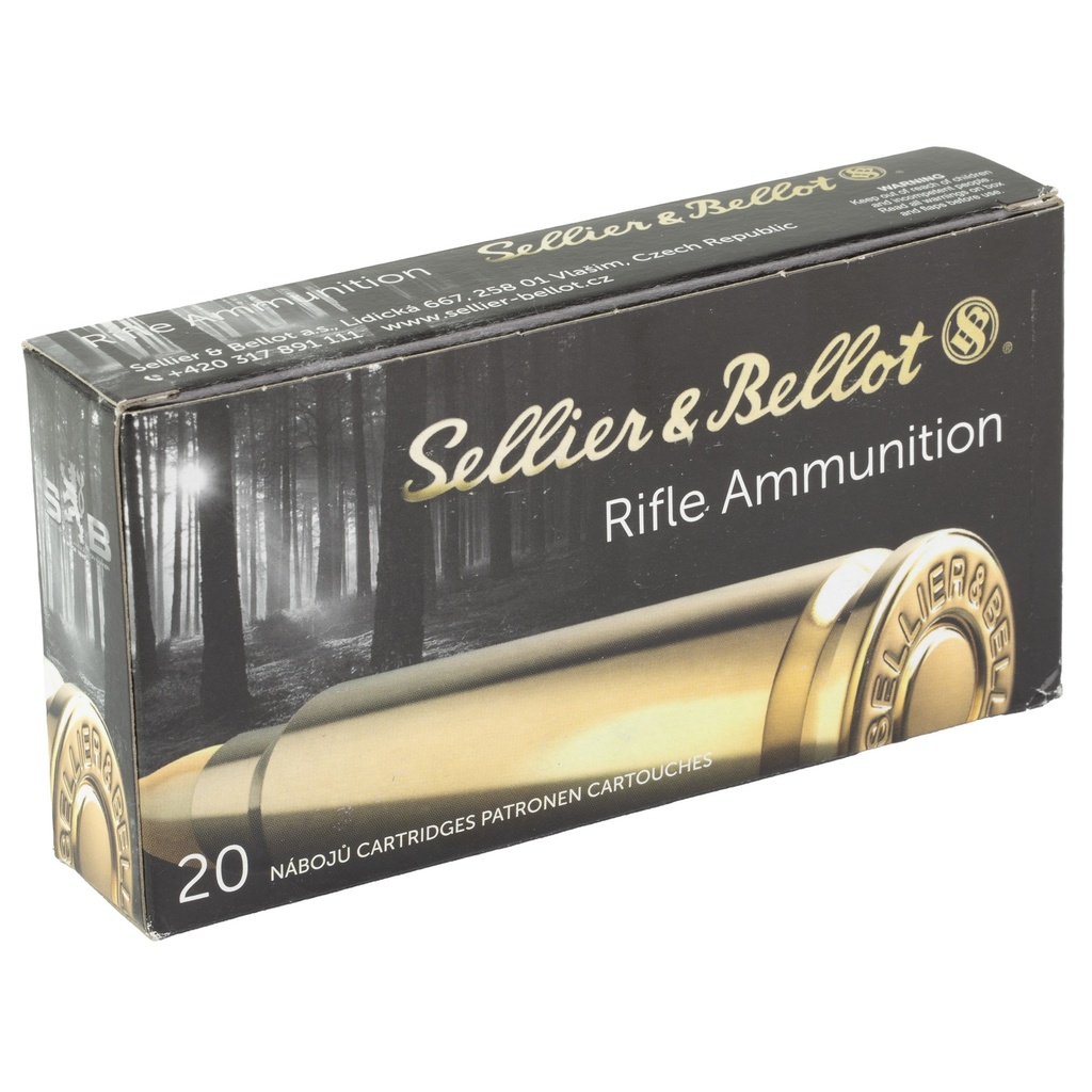 Sellier & Bellot S&B 22-250 55GR SP 20/500 1