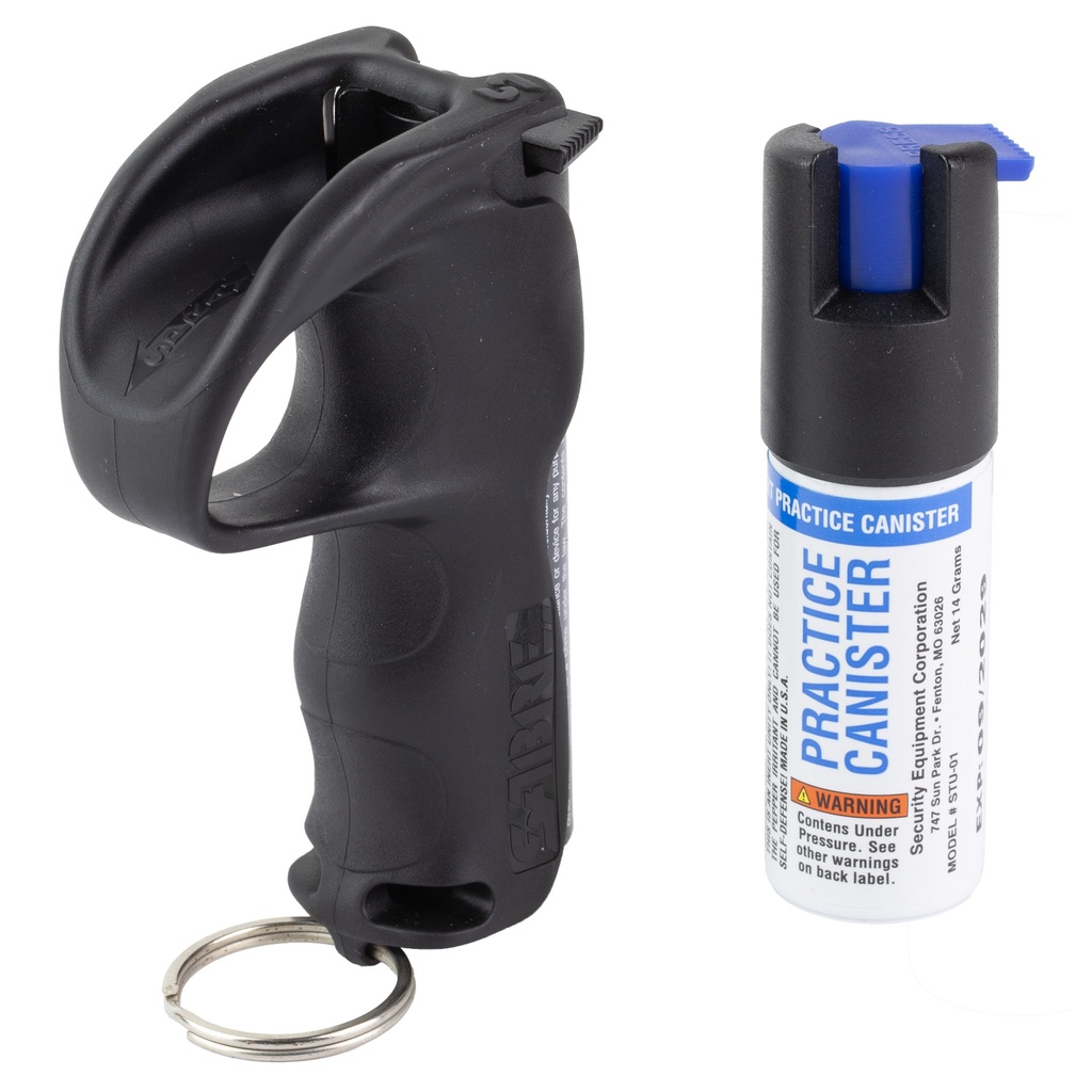 SABRE QUICK GRIP PEPPER SPRAY BLACK 1