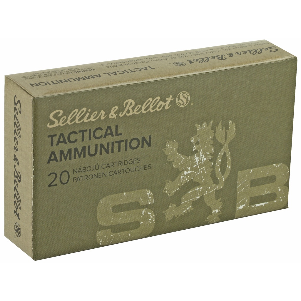 Sellier & Bellot S&B 308WIN 147GR FMJ 20/500 1
