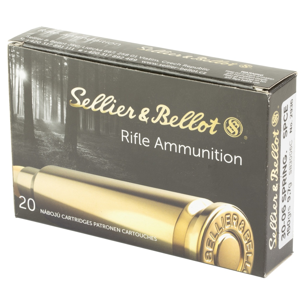 Sellier & Bellot S&B 30-06 150GR SPCE 20/400 2