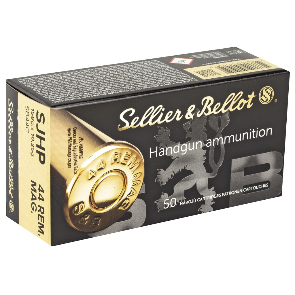 Sellier & Bellot S&B 44REM MAG 240GR SJHP 50/600 1