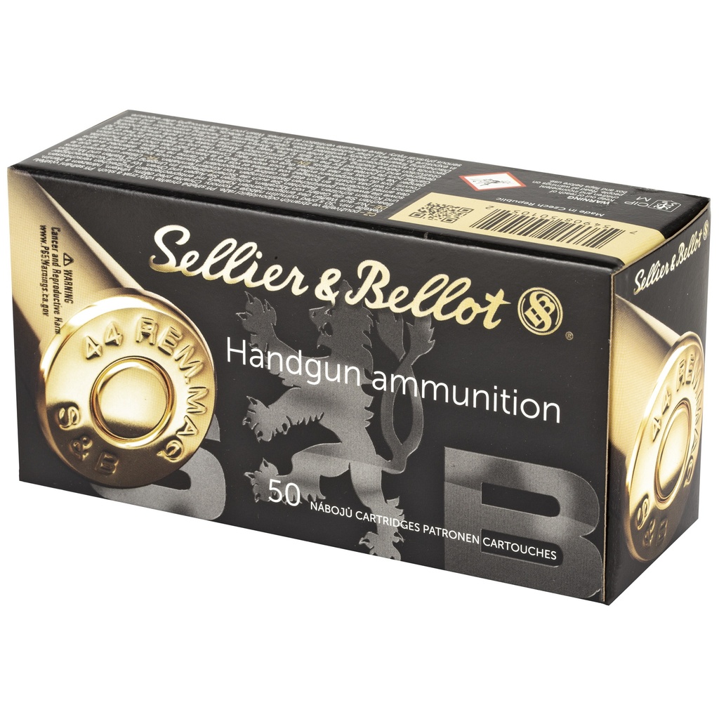 Sellier & Bellot S&B 44REM MAG 240GR SJHP 50/600 2