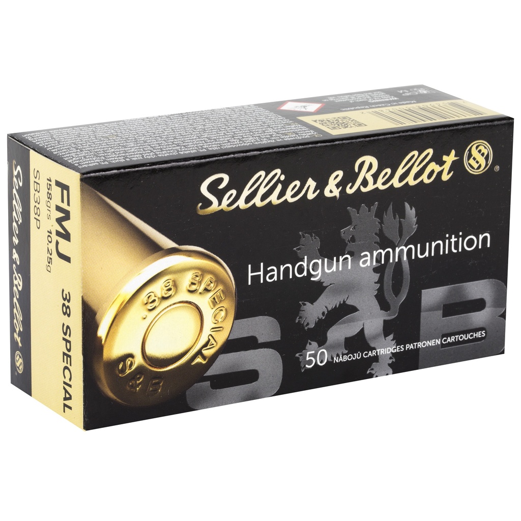 Sellier & Bellot S&B 38SPL 158GR FMJ 50/1000 1