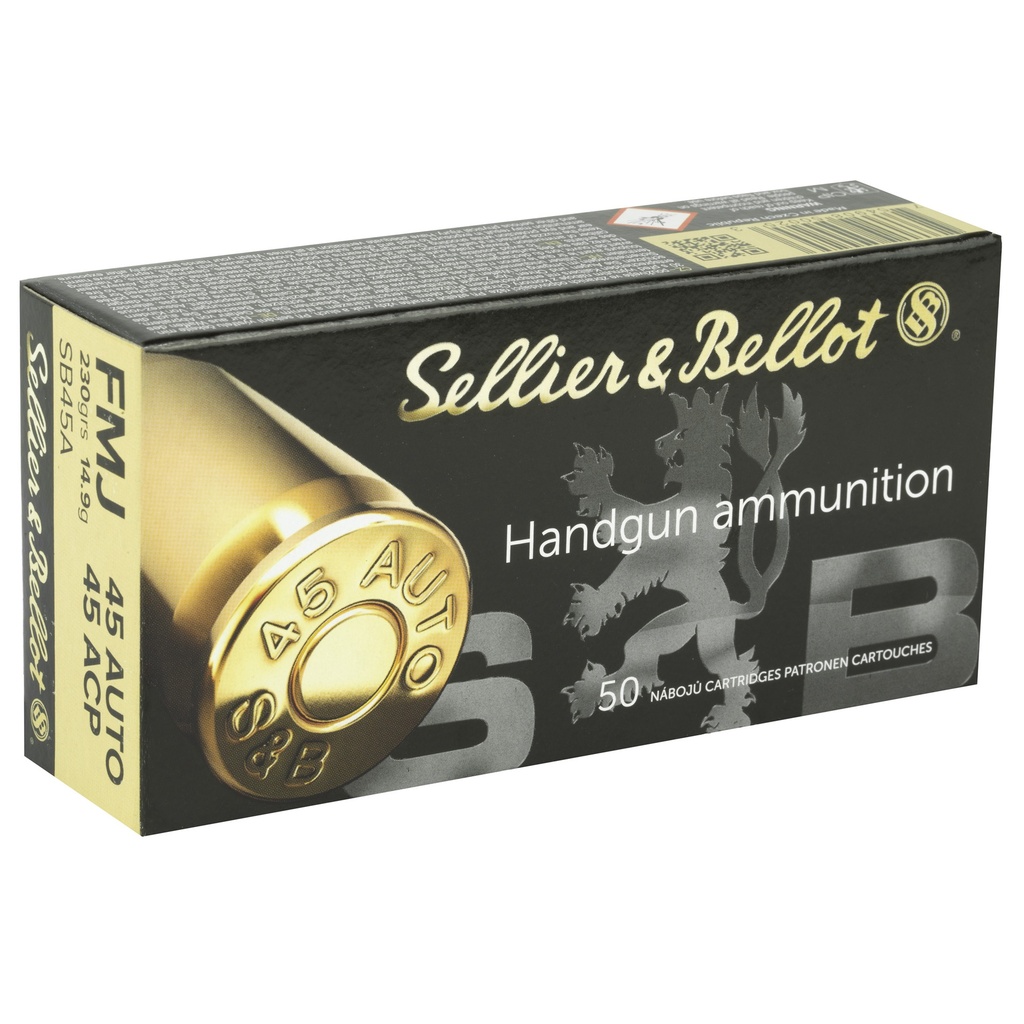Sellier & Bellot S&B 45ACP 230GR FMJ 50/1000 1