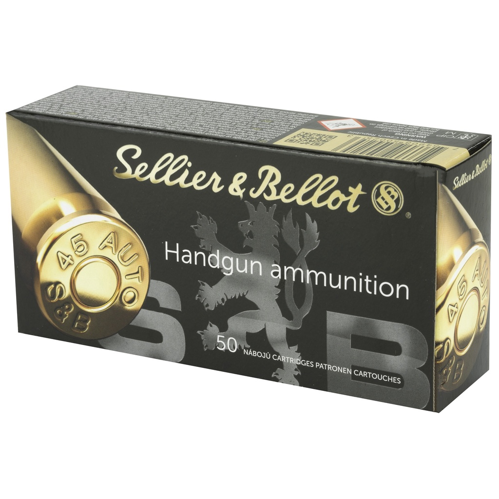 Sellier & Bellot S&B 45ACP 230GR FMJ 50/1000 2