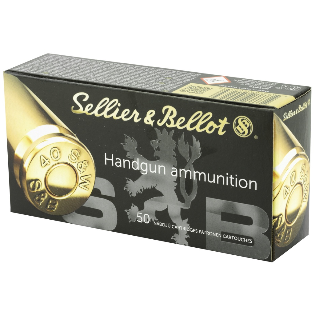 Sellier & Bellot S&B 40SW 180GR FMJ 50/1000 2