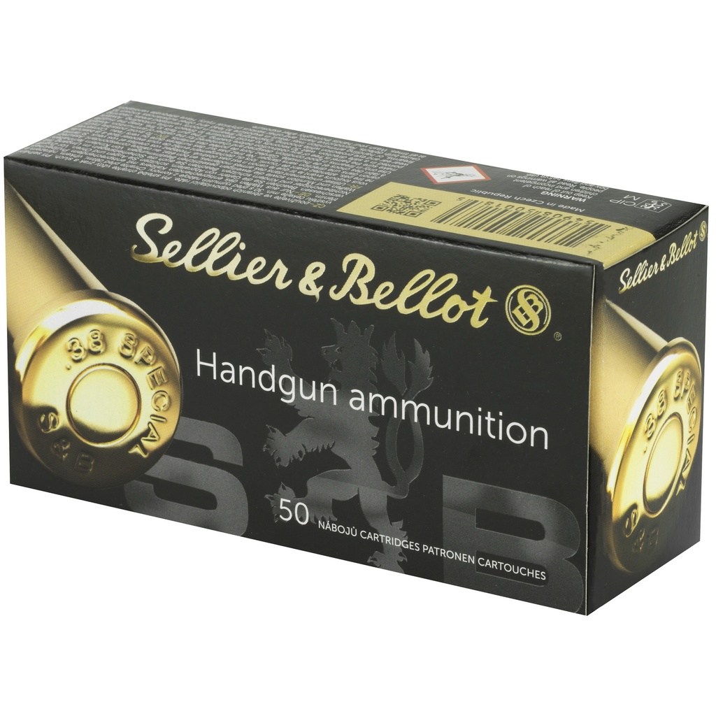Sellier & Bellot S&B 38SPL 158GR LRN 50/1000 2