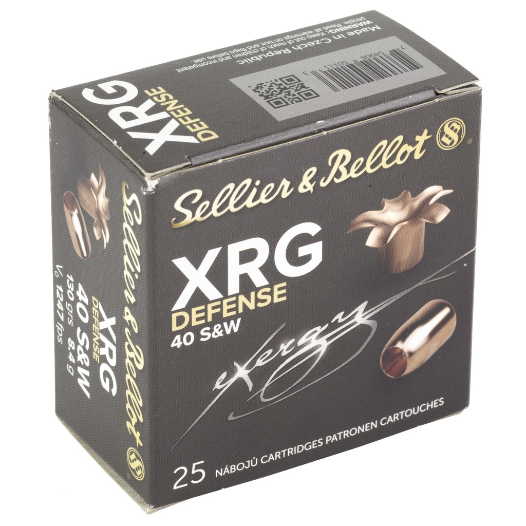 Sellier & Bellot S&B 40 S&W 130GR XRG 25/1000 1