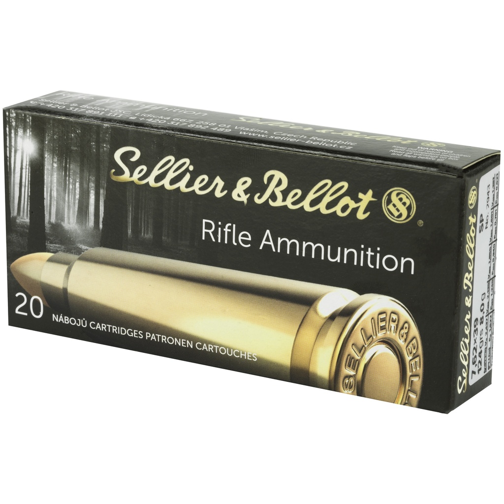 Sellier & Bellot S&B 762X39 124GR SP 20/600 2