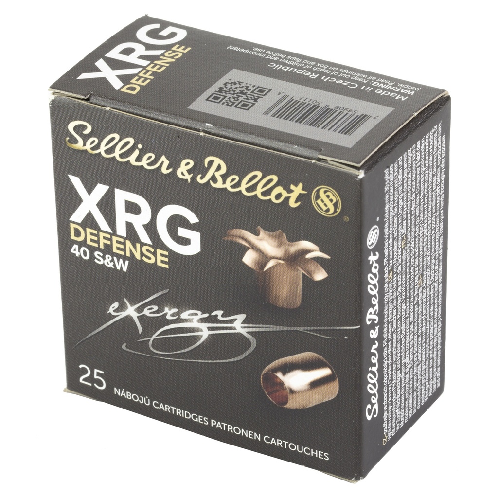 Sellier & Bellot S&B 40 S&W 130GR XRG 25/1000 2