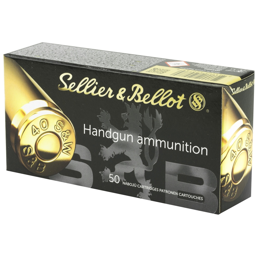 Sellier & Bellot S&B 40SW 180GR JHP 50/1000 2