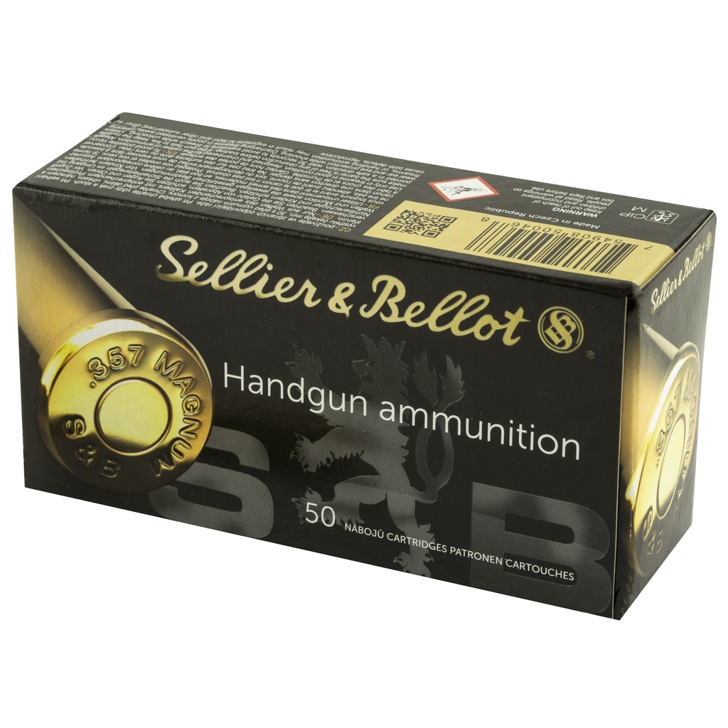 Sellier & Bellot S&B 357MAG 158GR SP 50/1000 2