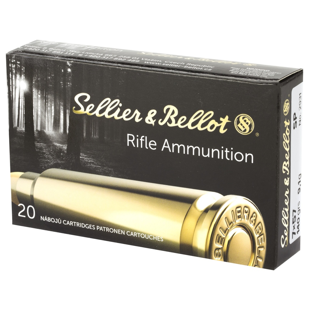 Sellier & Bellot S&B 7X57 140GR SP 20/400 2